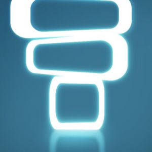 Futuristické Neonové Tvary