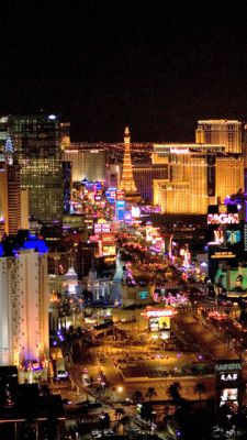 Noční panorama Las Vegas