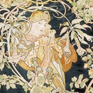 Art Nouveau Květinový Design