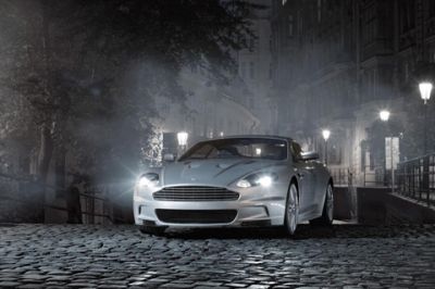 Elegantní Stříbrné Sportovní Auto