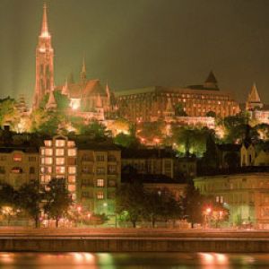 Noční Panorama Budapešti