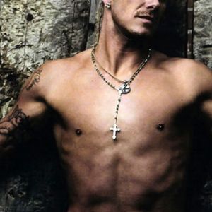 David Beckham Bez Trička