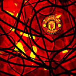 Abstraktní design Manchester United