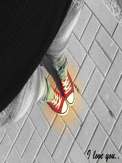 Červené Converse Tenisky Lásky