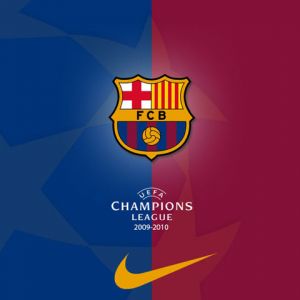 FC Barcelona Champions League Tapeta