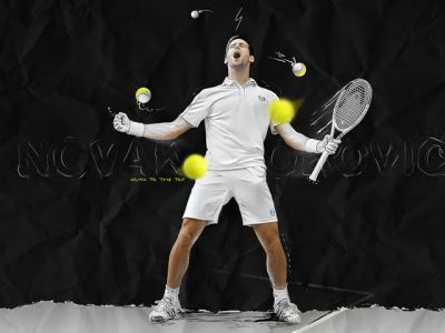 Novak Djokovic Tenisová Akce