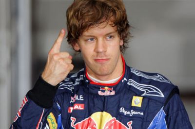 Sebastian Vettel závodní šampion - wallpaper preview