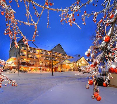 Zimní hotel v pohádce