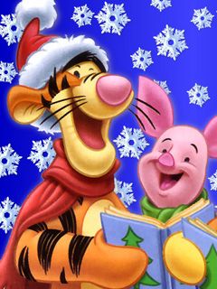 Tigger a Prasátko Vánoční Radost
