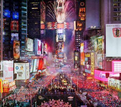 Silvestr na Times Square