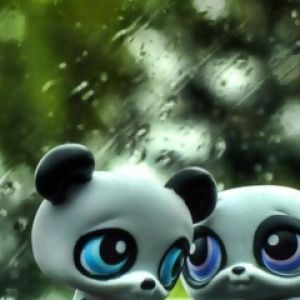 Roztomilé panda figurky