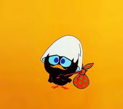 Roztomilá kreslená ptáčí postava - wallpaper preview