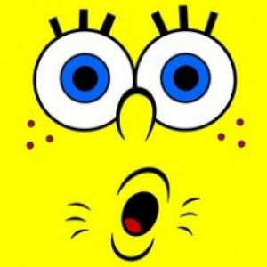 Tvář Spongeboba Houbového