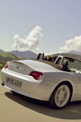 BMW Z4 Kabriolet v Přírodě