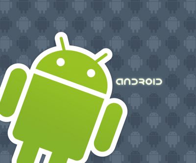 Pozadí s logem Android