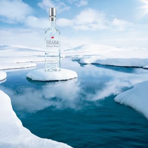 Prémiová Vodka v Ledovém Krajinně