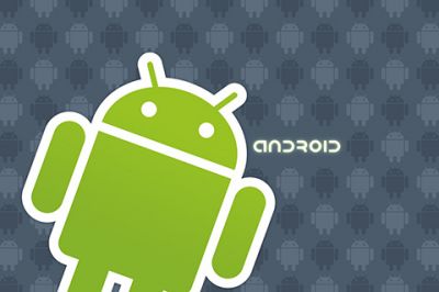 Pozadí s logem Android