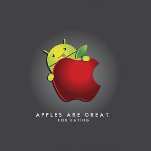 Ilustrace Android Apple