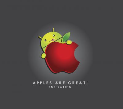Ilustrace Android Apple