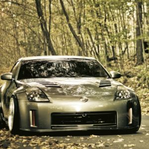 Nissan 350Z na podzim