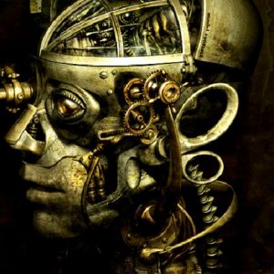 Steampunk Robot Art