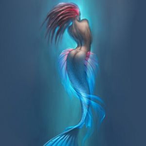 Ilustrace Fantastické Mořské Panny