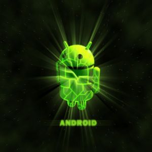 Zelený robot Android