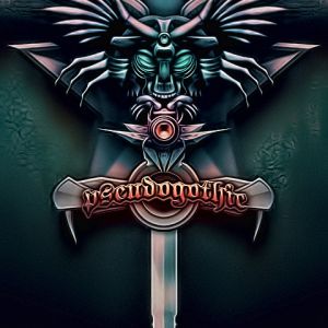 Pseudogotický design meče