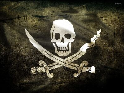 Pirátská Lebka a Kosti - wallpaper preview