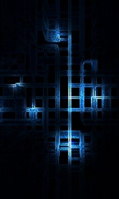 Futuristický modrý abstraktní design