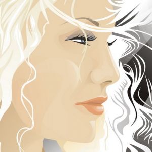 Stylová Ilustrace Ženy