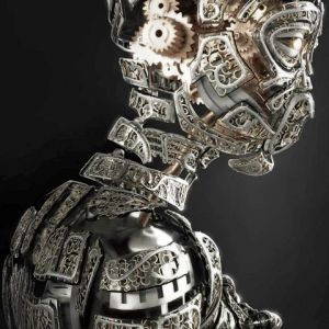 Složitá socha robota