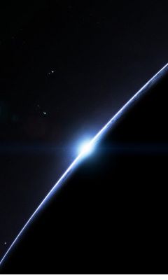 Úžasný planetární horizont - wallpaper preview
