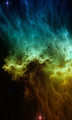Barevná Kosmická Hmlovina - wallpaper preview