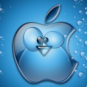 Roztomilá ilustrace loga Apple
