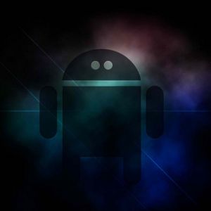 Robot Android v Kozmických Barvách