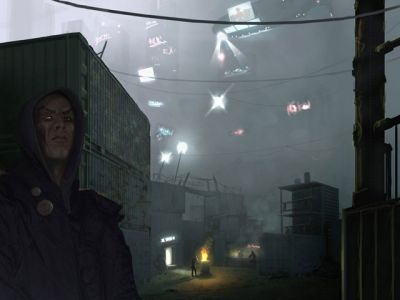 Futuristická městská krajina - wallpaper preview