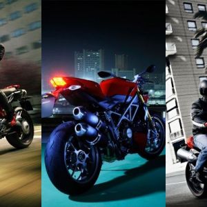 Ducati motocykly v akci