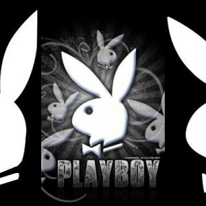 Tapeta s logem Playboy
