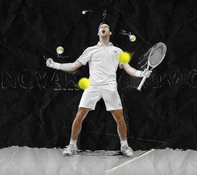 Novak Djokovic Tenisový Šampion