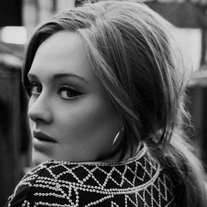 Adele Portrét v Černobílé