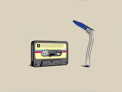 Retro Kazeta a Pero