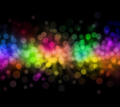 Barevná Bokeh Světla