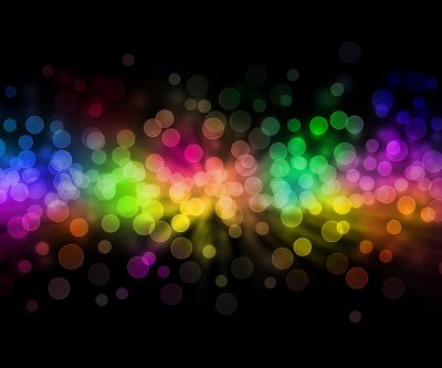 Barevná Bokeh Světla
