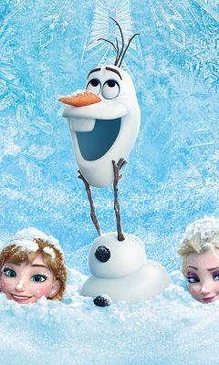 Postavy z Ledového království - Olaf, Anna, Elsa
