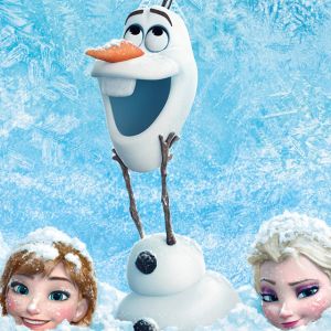 Postavy z Ledového království - Olaf, Anna, Elsa