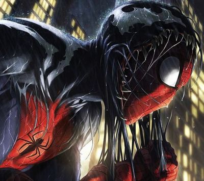 Venomizovaný Spider-Man Umění