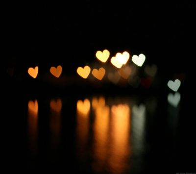 Srdcové Bokeh Světla