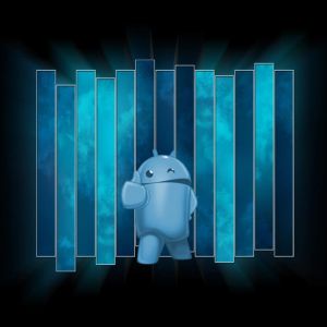 Modrá Android Postava