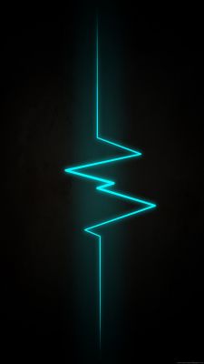 Neonový Zik-Zak Vzor